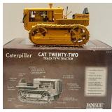 Norscot Caterpillar CAT Twenty-Two Track-Type Tractor Diecast Model with Display Case