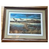 Terry Redlin Signed "Spring Run-Off" Framed Print 1981