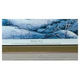 Framed Terry Redlin Whistle Stop Signed Limited Edition Print