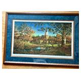 Terry Redlin Signed Limited Edition Print Sunday Morning Framed 6576/9500 with COA