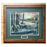 Framed Kevin Daniel Broken Silence II Wildlife Print