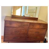 Vintage Harmony House Dresser with Mirror - 6 Drawers