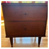 Harmony House Mid-Century Modern 2-Drawer Nightstand