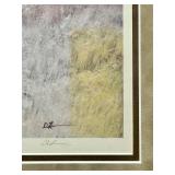 Signed and Numbered Print Grading the School House Road Framed 208/1000