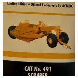 Caterpillar CAT No. 491 Scraper 1:25 Scale Die-Cast Limited Edition Model