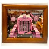 Caterpillar Twenty Track-Type Tractor Model and Framed Photo Set