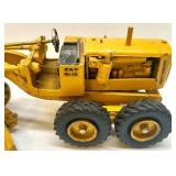 Collection of Vintage Diecast Construction Vehicles Hubley and Caterpillar