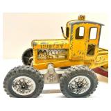 Collection of Vintage Diecast Construction Vehicles Hubley and Caterpillar