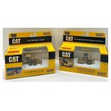 Set of 2 Cat Die-Cast 1:87 Scale Models: 160H Motor Grader & CS-563E Soil Compactor