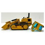 Set of 5 Die-Cast Construction Vehicle Toys CAT and Bobcat