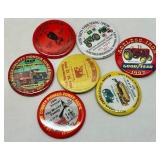 CAT Diesel Power Clock, Pioneer Power Buttons, Ribbons, and Decals Collection