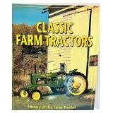 Classic Farm Tractors Book with 3 Vintage Diecast Tractor Models