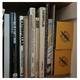 Collection of Tractor, Caterpillar, and Heavy Equipment Books