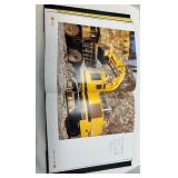 The Caterpillar Century Book by Eric C. Orlemann with Wooden Caterpillar Desk Sign
