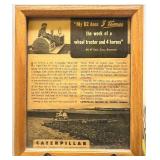 Collection of Vintage Tractor and Engine Manuals with Caterpillar Advertising