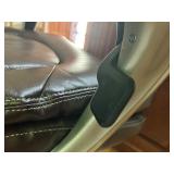La-Z-Boy Brown Leather Executive Office Chair with Metal Base