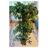 Tall Artificial Tree with Decorative Pot