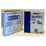 Box of TaperFit 2 Plus Size Disposable Foam Earplugs, Approx. 200 Count