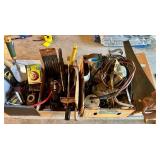 Large Lot of Hand Tools, Power Tool Accessories, and Garden Tools