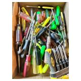Box of Mixed Screwdrivers and Microdriver Set