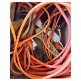 Box of Extension Cords and Power Strips