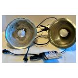 Set of 2 Woods 6 ft Clamp Lights with Bulbs