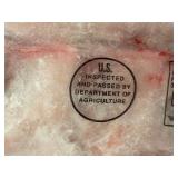 44 Lb Frozen Bone-In Pork Loin 1/8 Trimmed, USDA Inspected