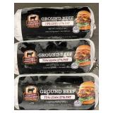 Lot of 3 Certified Angus Beef Ground Beef 73 Percent Lean 1 lb Packages