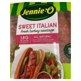 2 Packs Jennie-O Sweet Italian Fresh Turkey Sausage 19.5 oz Each