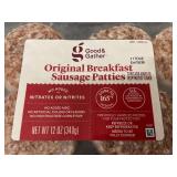 M - Four Packs of Original Breakfast Sausage Patties