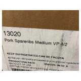 Wholestone Pork Spareribs Medium Vacuum Packed 11 lbs 2 ozs