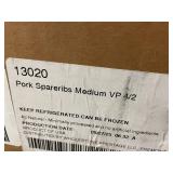 WholeStone Pork Spareribs Medium VP Pack, 9lbs 15.6 ozs