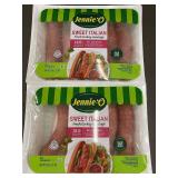 2 Packs Jennie-O Sweet Italian Fresh Turkey Sausage 19.5 oz Each