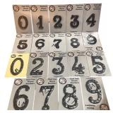 Cast Iron House Numbers, 4.5"-5.5", Textured and Flat, Bundle A, By My Vintage Finds