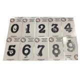 Cast Iron House Numbers, 4.5", Flat, Bundle B, By My VIntage Finds