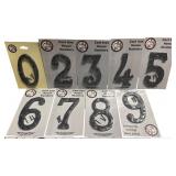 Cast Iron House Numbers, 4.5"-5.5", Flat and Textured, Bundle C, By My Vintage Finds