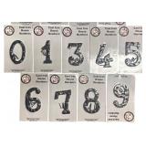 Cast Iron House Numbers, 4.5"-5.5", Flat and Textured, Bundle C, By My Vintage Finds
