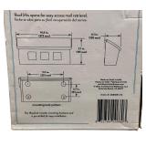 Wayland White Wall Mounted Mailboxes Bundle, Qty 2