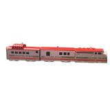 vintage DIE CAST 3 PIECE Train set 1992 Hallmark Keepsake Ornament set called "Silver Star"