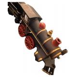 vintage cast-iron toy train set, 11.75