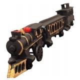 Vintage Three-Piece Cast Iron Toy Train Set