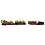 Bachmann HO Scale Electric Train Set, specifically a "Silver Series" set with the E-Z Track system