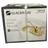 Glacier Bay Polished Brass Bath Faucet, B