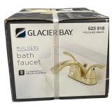 Glacier Bay Polished Brass Bath Faucet, B