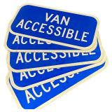 Handicapped Sign Bundle, Qty 5