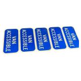 Handicapped Sign Bundle, Qty 5