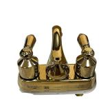 Polished Brass Sink Faucet