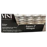 Tiles-Angora, 2" Hexagon, Two Boxes