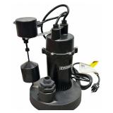 Everbilt Submersible Sump Pump, 1/3 HP, 115V, 60Hz, 7.6 Amps, Bundle, Qty 2