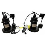 Everbilt Submersible Sump Pump, 1/3 HP, 115V, 60Hz, 7.6 Amps, Bundle, Qty 2